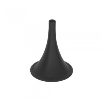 Hartmann Ear Speculum Fig. 0 - Black Stainless Steel, 3.6 cm / 1 1/2"